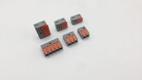 Trasparente con terminale a pressione arancione/blu Morsettiera connettore rapido rapido FT412 FT413 FT414 FT415